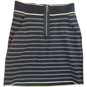 Rag & Bone Skirt Womens S Regan Stripe Mini Black Stretch POCKETS Y2K Style